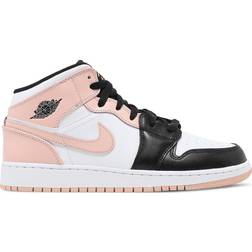 NIKE Air Jordan 1 Mid GS - White/Arctic Orange/Black