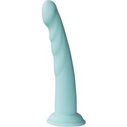 Pipedream Dillio Platinum Slim Seven Teal Dildo Imukupilla 21 cm Vihreä