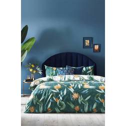 Furn Tiger Lily Tranquil Floral Duvet Cover Green