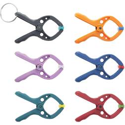 Wolfcraft GmbH 3420000, Spring klemme, Plast, 6 Enhåndstvinge
