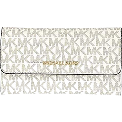 Michael Kors Women's Jet Set Travel Large Trifold Wallet