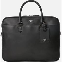 Polo Ralph Lauren Leather Briefcase Bag - Sort