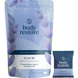 Body Restore Calm Shower Bombs Lavender 15-pack