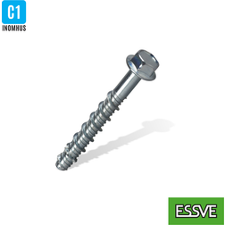 Essve EUS-HF Betongskruv 10,58 Ø, HEX, FZB, CE 75 50-pack