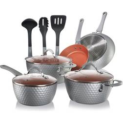 NutriChef Excilon Cookware Set with lid 11 Parts