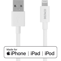 Deltaco USB-A to Lightning, MFi