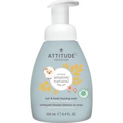 Attitude Oatmeal Sensitive Baby Hair & Body Foaming Wash 250 ml