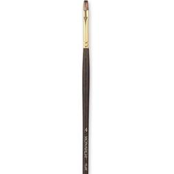 Winsor & Newton Monarch Brushes 4 flat long handle