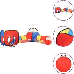 vidaXL Tenda da Gioco per Bambini 250 Palline Multicolore 190x264x90cm