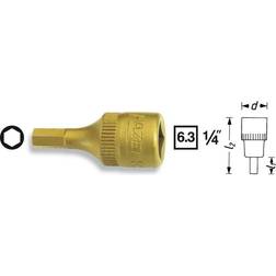 Hazet 8501-2.5, Sokkel, 1/4, Metric Sekskantskruetrækker