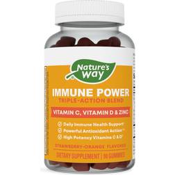 Nature's Way Immune Power Gummies Strawberry Orange