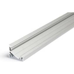 Aluprofil Lightstrip Plus Vinklet-Grå Lampeophæng