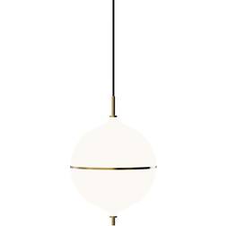 Rebello Decor Eternal Moonlight Large Brass/Opal Pendant Lamp 32cm