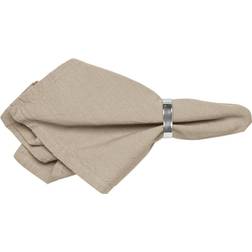 Broste Copenhagen Wille Serviette en Tissu Beige (45x45cm)