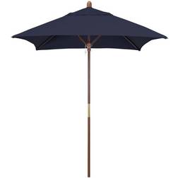 California Umbrella 6-ft Navy Blue No-tilt Market Patio Umbrella