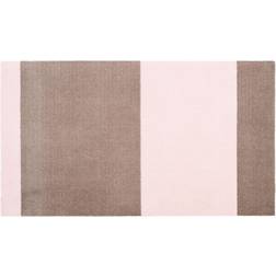 Tica Copenhagen Smudsmåtte Stripes Horizontal Sand/light Beige, Pink