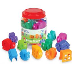 Learning Resources Snap-N-Learn Shape Snails, Multicolor