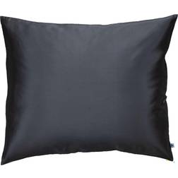 ByBarb Silk Dark Grey Örngott Grå (60x50cm)