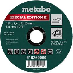 Metabo Kapskiva Special Edition Ii 125x1,0x22,23 mm Inox