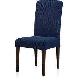 Subrtex Jacquard Dining-Room Loose Chair Cover Blue