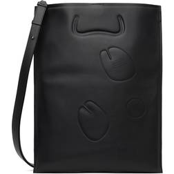 Maison Margiela Embossed Tabi Zipped Shopping Bag Black ONESIZE