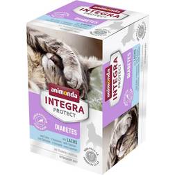 Animonda Integra Protect Adult Diabetes Vaschetta Umido Per Gatto - Set % 24 x 100 g Salmone