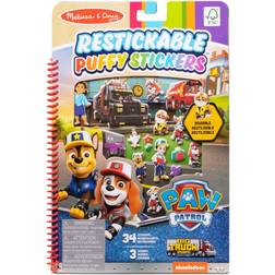 Paw Patrol Melissa & Doug Big Truck Pups, Patrulla Canina, 34 Pegatinas acolchadas reutilizables, Juguetes creativos, Regalo para niños y niñas de todas las edades, 3 4 5 6 7 8 años