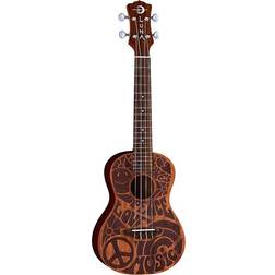 Luna Uke Love Music Peace Concert w/Gigbag