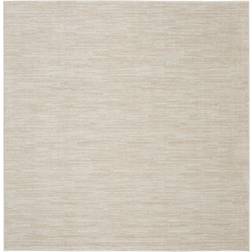 Nourison Essentials Solid Contemporary Beige, White