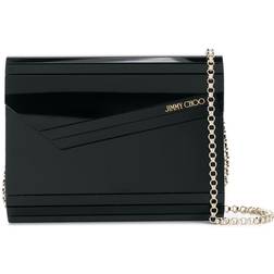 Jimmy Choo Candy Clutch Uld Taske Dame - Sort