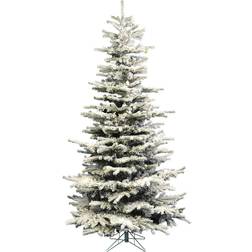 Vickerman Flocked White on 10 Foot Slim Sierra Christmas Tree