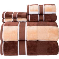 Lavish Home Absorbent Bath Towel Brown (137.2x68.6cm)