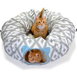 Kitty City Large Cat Tunnel Bed, Cat Bed, Pop Up