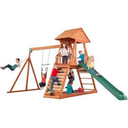 Creative Cedar Designs Chalet Wooden Swing Set