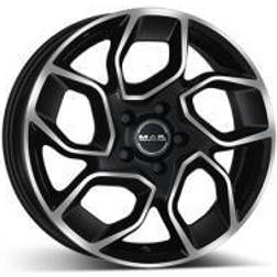 Mak Express Black polished 7.5x18 5/118 ET58 B71.1