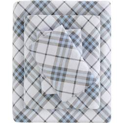 Sleep Philosophy Cozy Flannel Bed Sheet Blue