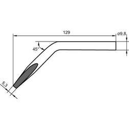 Ersa Lödspets, Vinklad, 5,3mm, 152Jd