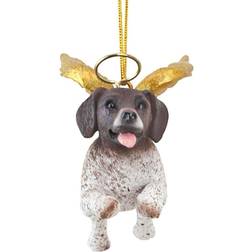 Design Toscano Honor The Pooch: Pointer Holiday Dog Angel Ornament