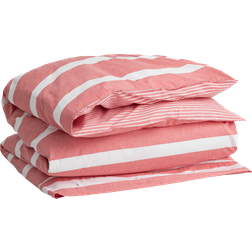 Gant Home Oxford Stripe Bright Dynebetræk Rød