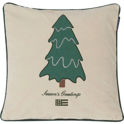 Lexington Pine Tree Putetrekk Grønn, Beige (50x50cm)