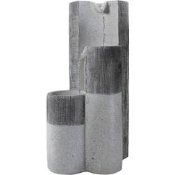 Northlight 24 Gray Speckled Modern Style 3-Tier Rainfall Water Fountain