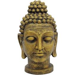 Europalms Head of Buddha, antique-gold, 75cm TILBUD antik Dekofigur