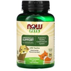 NOW Pet Health, Cardiovascular Support Supplement, Formulated Cats Dogs, NASC Certified, Powder, 4.5-Ounce