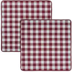 Achim Buffalo Check Pillow Case Red (45.7x45.7)