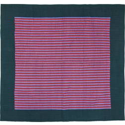 Hübsch Twist Bedspread Stripe Sängöverkast Lila, Multifärgad, Blå, Röd (260x)