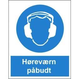 Ox-On Høreværn påbudt skilt