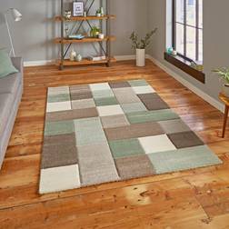 Think Rugs Brooklyn 646 Modern Beige, Green 120x170cm