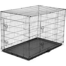 KCT Folding Pet Crates with Plastic Tray XXL 72.5x80cm