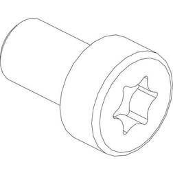 CUBIC Cylinderskrue torx 3101-0610