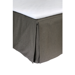 Himla Weoaknight bed skirt Valance Sheet Grey, Black (220x90cm)